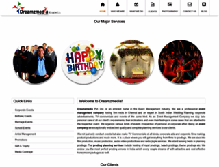 dreamzmedia.in screenshot