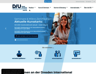 dresden-international-university.com screenshot