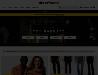 dress-for-less.com screenshot