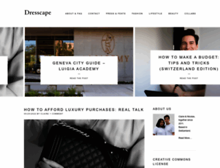 dresscape.com screenshot