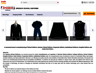 dresscouniforms.com screenshot