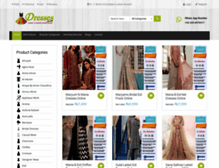 dresses.com.pk screenshot