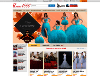 dresses1000.com screenshot