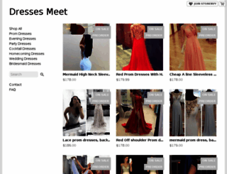dressesmeet.storenvy.com screenshot