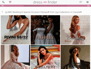 dressfinder.ca screenshot