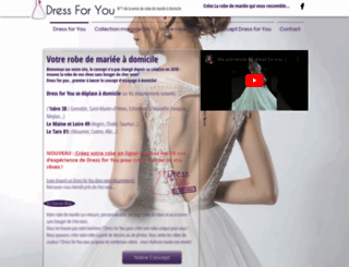 dressforyou-mariage.com screenshot