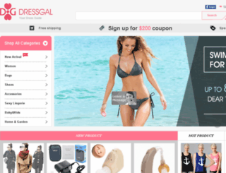 dressgal.com screenshot