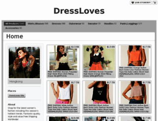 dressloves.storenvy.com screenshot