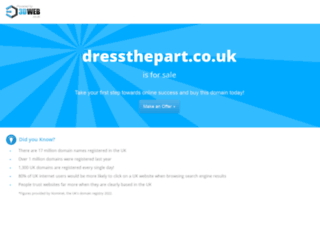 dressthepart.co.uk screenshot