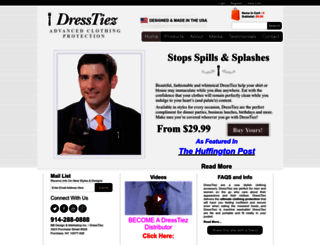dresstiez.com screenshot