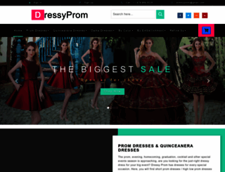 dressyprom.com screenshot
