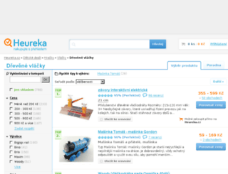 drevene-vlacky.heureka.cz screenshot