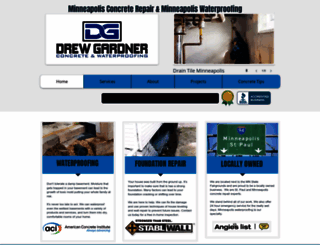 drewgardnerconcrete.com screenshot