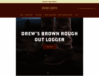 drewsboots.com screenshot