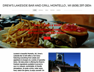 drewslakeside.com screenshot