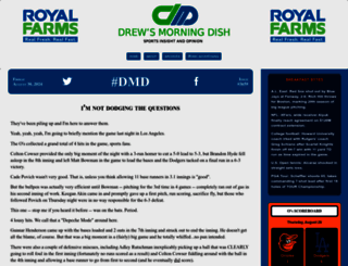 drewsmorningdish.com screenshot