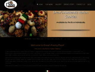 drewspastryplace.com screenshot