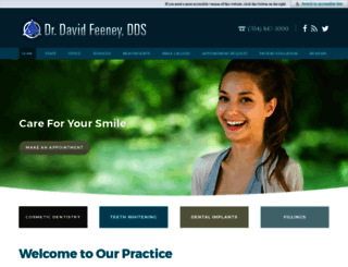 drfeeney.com screenshot