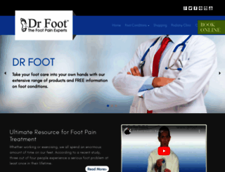 drfoot.co.uk screenshot