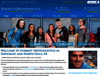 drforrestorthodontics.com screenshot