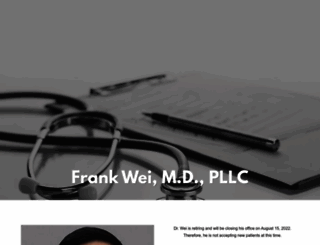 drfrankwei.com screenshot