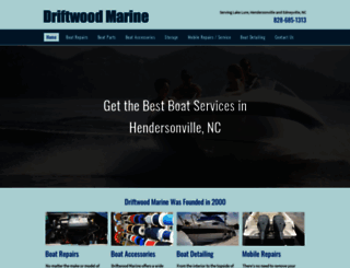 drftwoodmarine.com screenshot