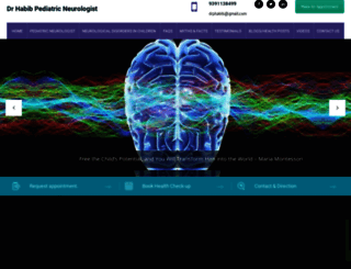drhabibpediatricneurologist.com screenshot