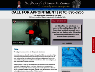 drharveychiropractic.com screenshot