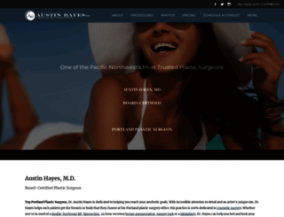 drhayescosmeticsurgery.com screenshot