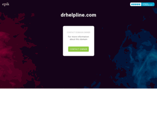 drhelpline.com screenshot