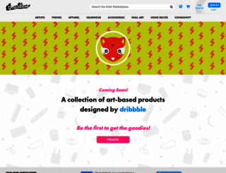 dribbble.threadless.com screenshot