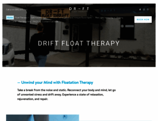 driftfloattherapy.ie screenshot