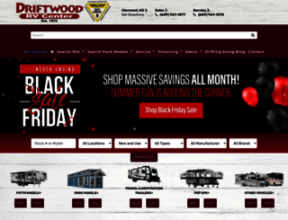driftwoodrvcenter.com screenshot