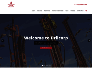 drilcorp.com screenshot