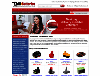 drill-batteries.co.uk screenshot