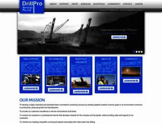drillpro.com.au screenshot