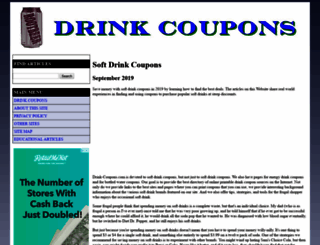 drink-coupons.com screenshot