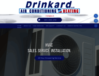 drinkardair.com screenshot