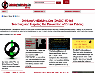 drinkinganddriving.org screenshot