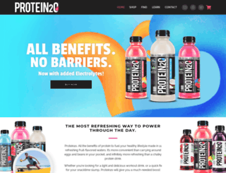 drinkprotein2o.com screenshot