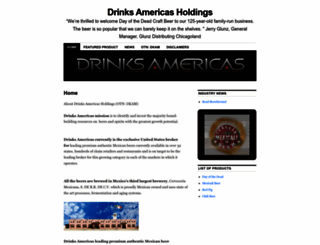 drinksamericas11.wordpress.com screenshot