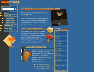 drinkstreet.com screenshot