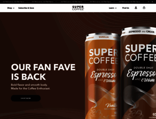 drinksupercoffee.com screenshot