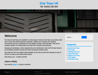 drip-trays.co.uk screenshot