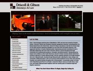 driscollandgibson.com screenshot