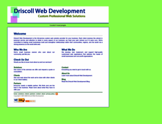 driscollwebdev.com screenshot