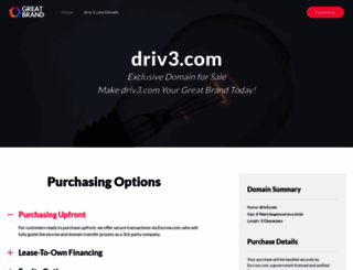 driv3.com screenshot