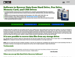 drive-recoverysoftware.com screenshot
