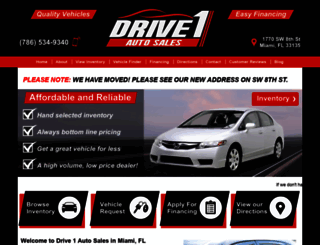 drive1autos.com screenshot