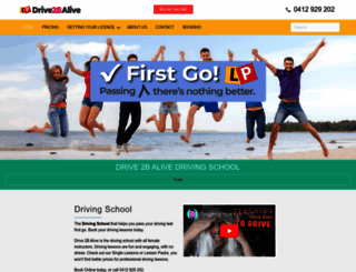 drive2balive.com.au screenshot